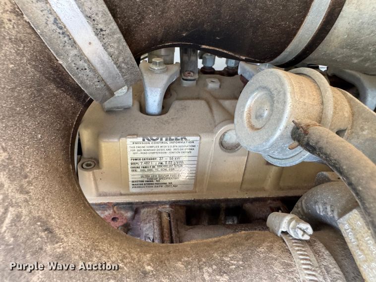 image for item NN9695 2021 Compressed Air Systems RS185 air compressor with 2003 Load Trail equipment trailer