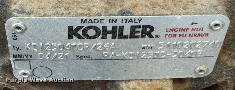 image for item NN9695 2021 Compressed Air Systems RS185 air compressor with 2003 Load Trail equipment trailer