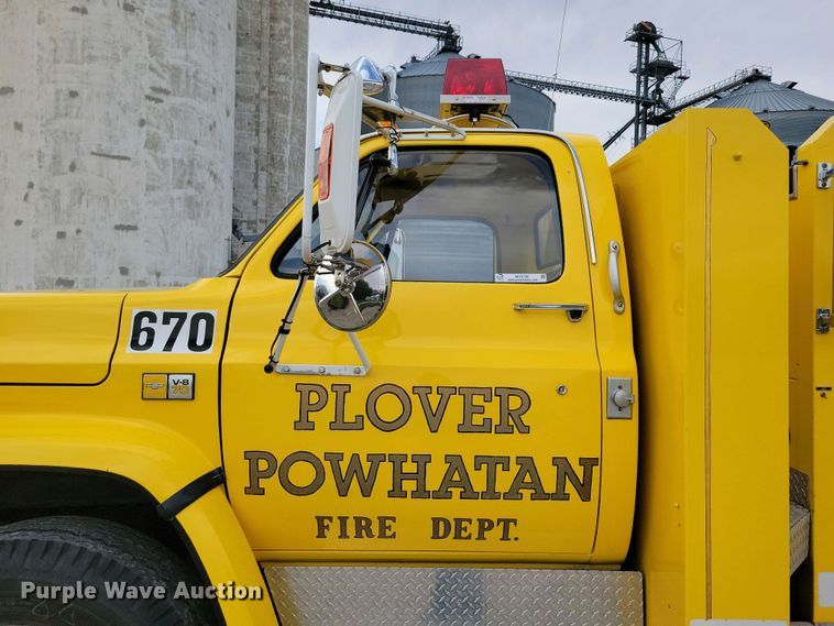 image for item NV9786 1981 Chevrolet C70 pumper fire truck