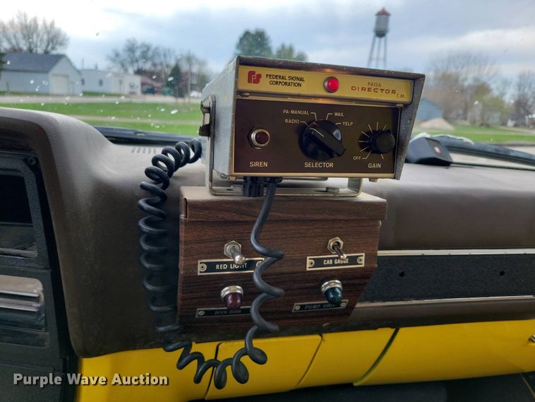 image for item NV9786 1981 Chevrolet C70 pumper fire truck