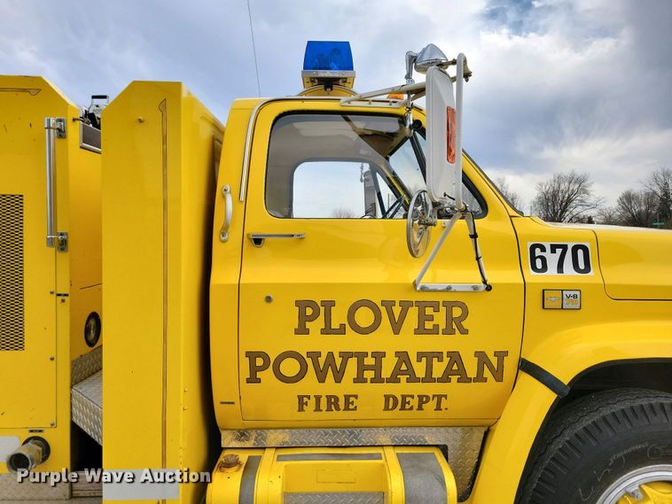 image for item NV9786 1981 Chevrolet C70 pumper fire truck