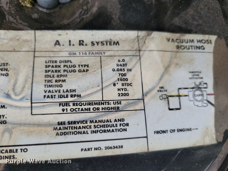 image for item NV9786 1981 Chevrolet C70 pumper fire truck