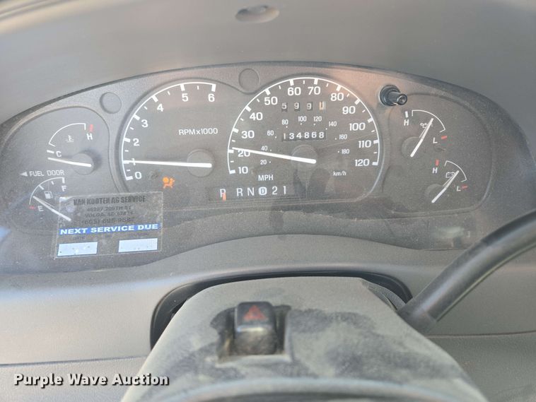 image for item NV9822 2003 Ford Ranger SuperCab pickup truck