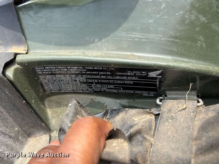 image for item OB9697 2015 Honda TRX680FA ATV