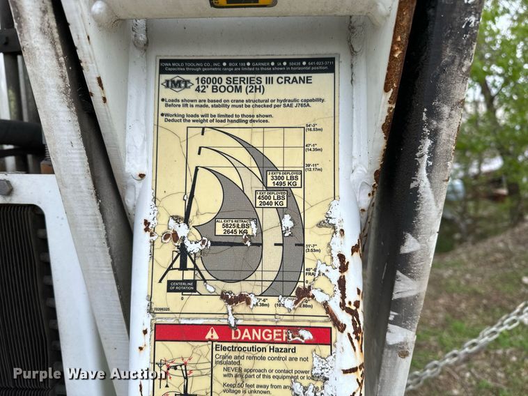 image for item DF8480 IMT 16000 Series III truck mounted crane