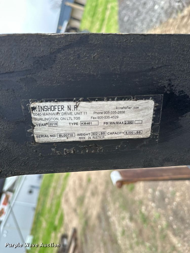 image for item DF8490 2014 Palfinger PW35001-SH truck mounted crane