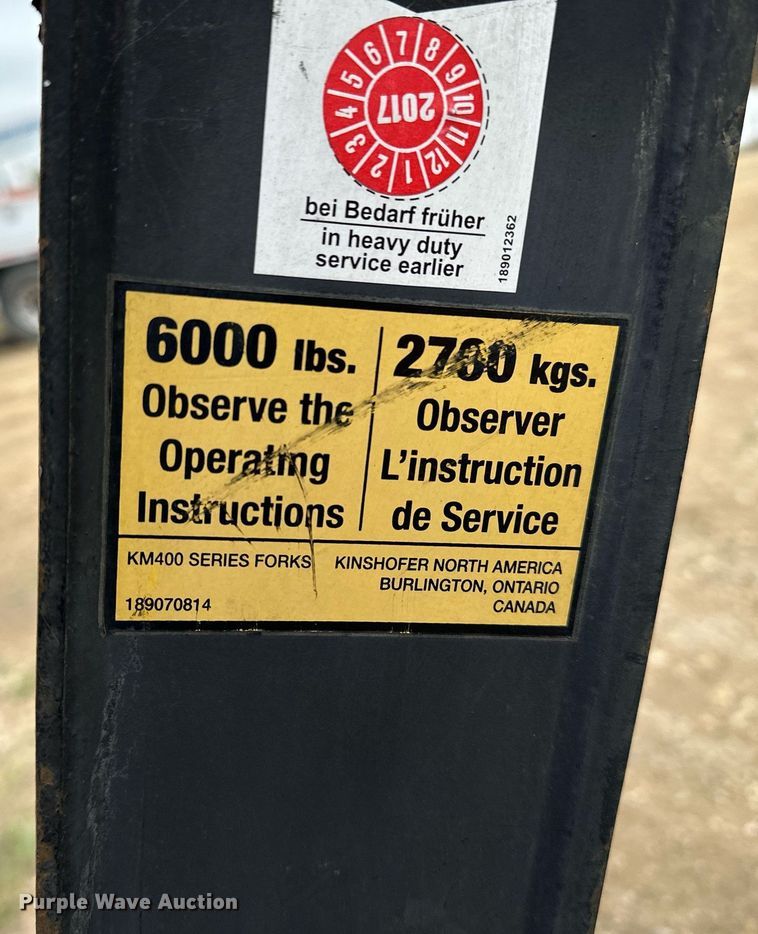 image for item DF8490 2014 Palfinger PW35001-SH truck mounted crane