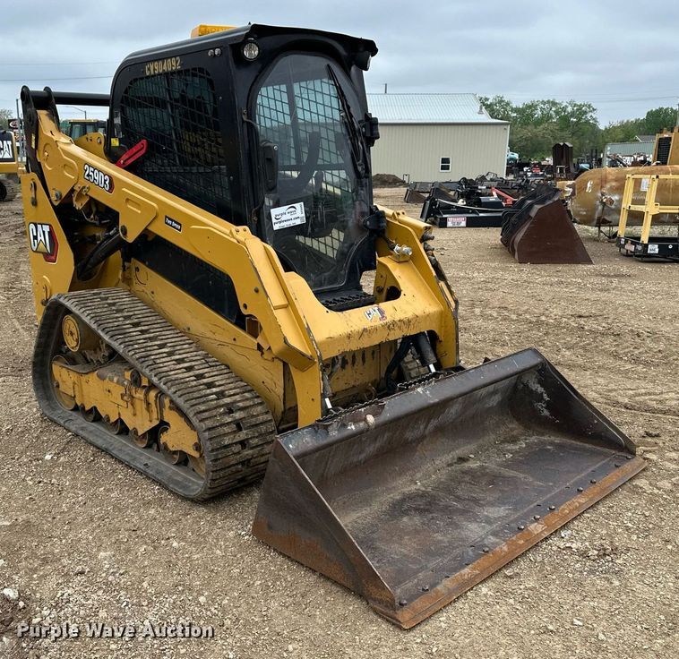 image for item DF8492 2020 Caterpillar 259D3 tracked skid steer loader