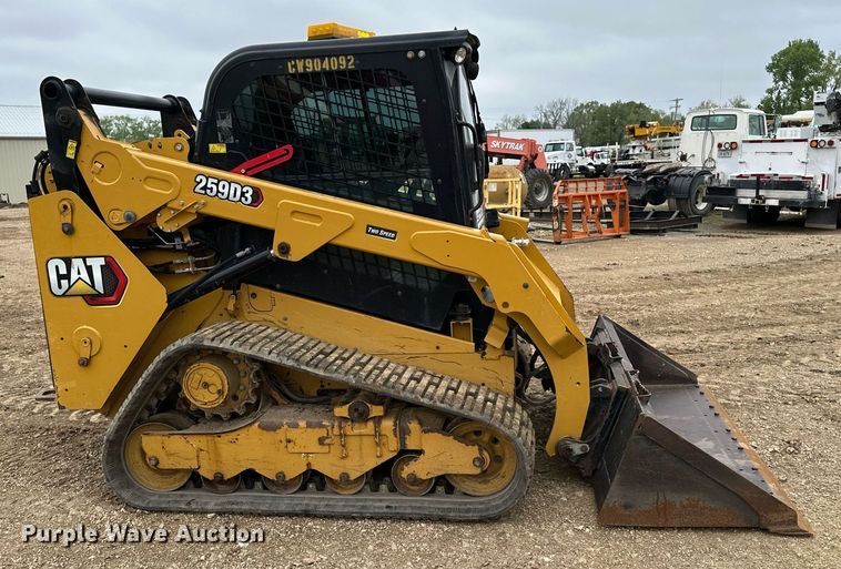 image for item DF8492 2020 Caterpillar 259D3 tracked skid steer loader