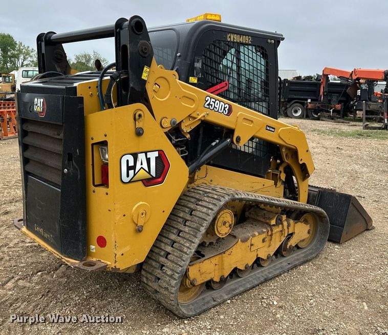 image for item DF8492 2020 Caterpillar 259D3 tracked skid steer loader