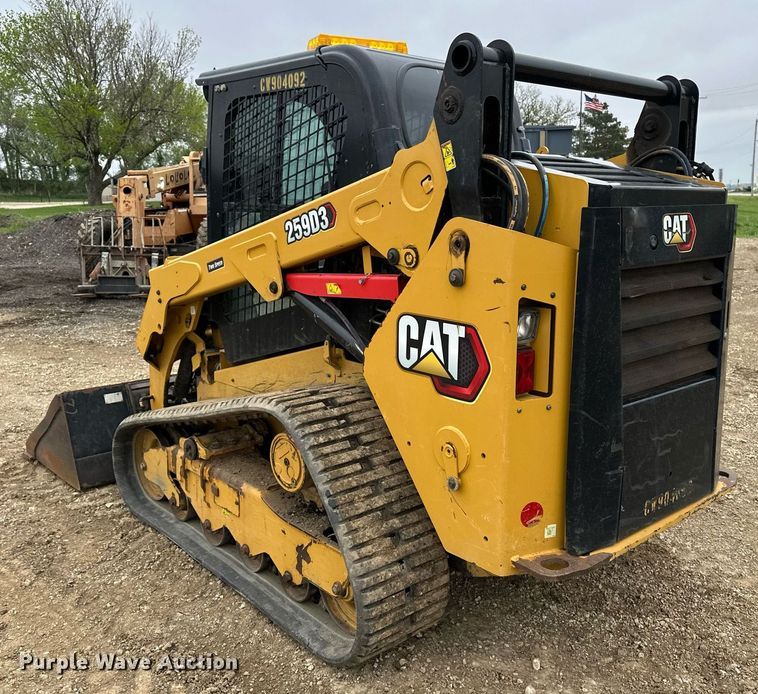 image for item DF8492 2020 Caterpillar 259D3 tracked skid steer loader