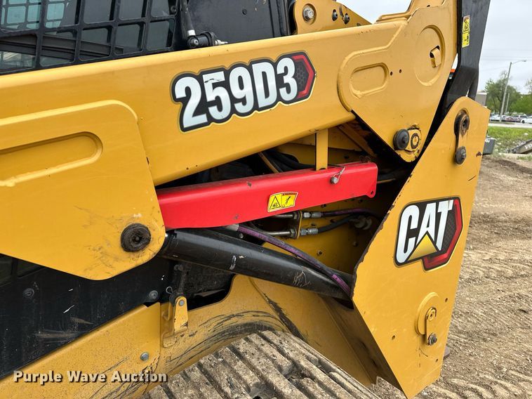image for item DF8492 2020 Caterpillar 259D3 tracked skid steer loader