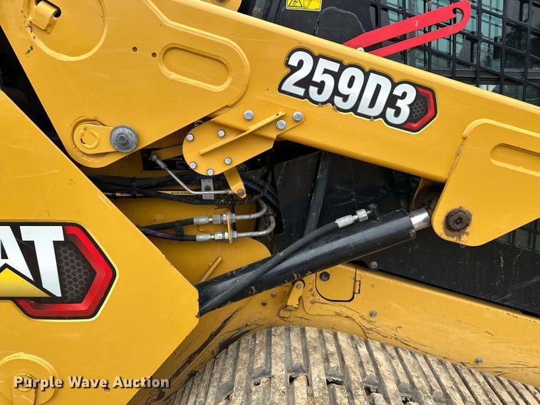image for item DF8492 2020 Caterpillar 259D3 tracked skid steer loader