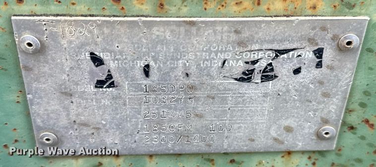 image for item DM5725 Sullair 185 DPQ air compressor