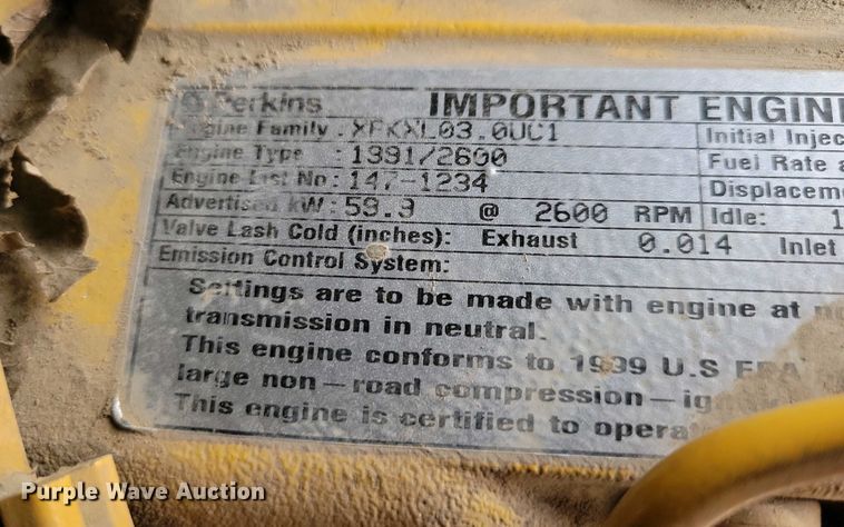 image for item DN3737 1999 Caterpillar 246 skid steer loader