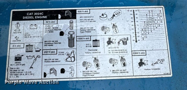 image for item DO0792 Miller Big 40 Diesel welder/generator