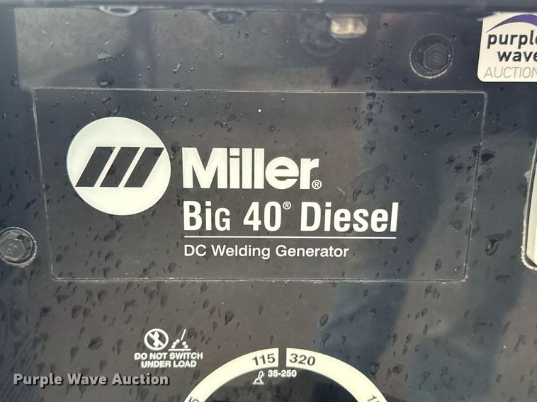 image for item DO0792 Miller Big 40 Diesel welder/generator