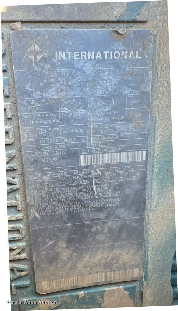 image for item DO0872 2007 International 4000 utility / service truck