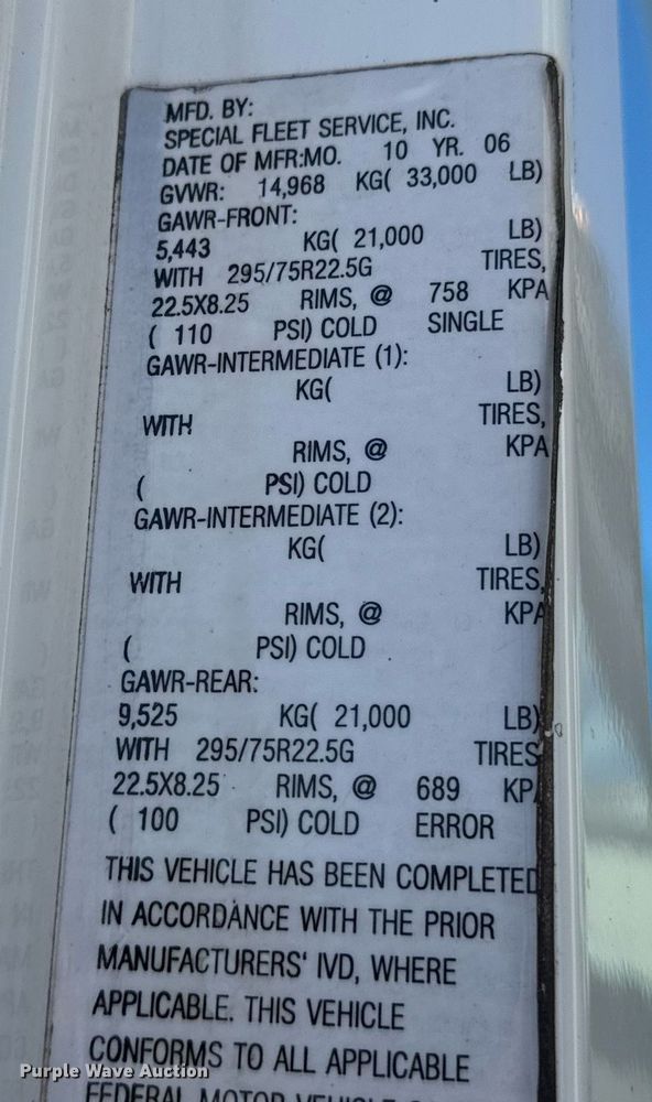 image for item DO0872 2007 International 4000 utility / service truck