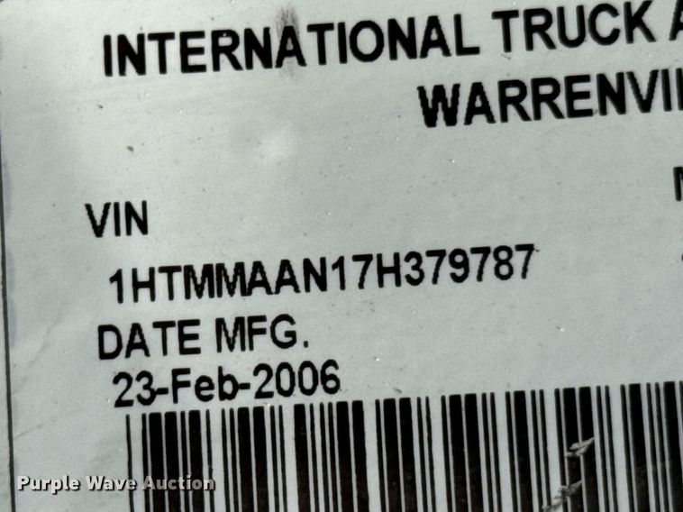 image for item DO0872 2007 International 4000 utility / service truck