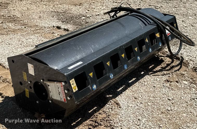 image for item DO0932 2022 Mower King SSVR72 skid steer vibratory roller