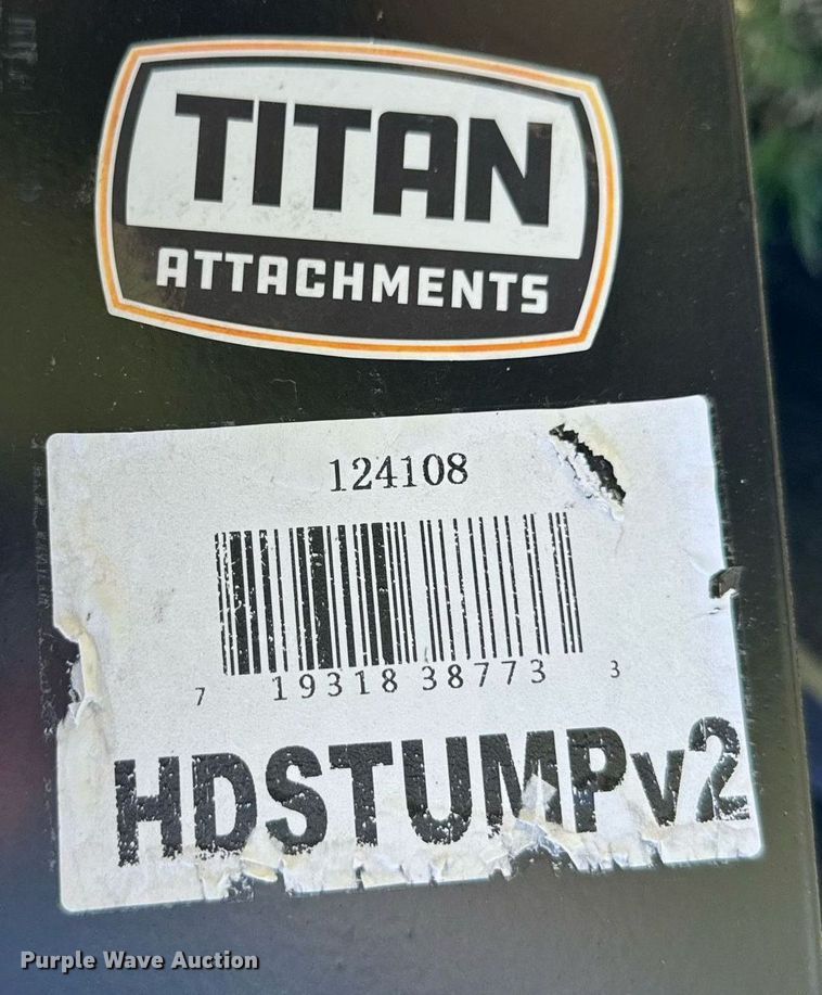 image for item DO0937 Titan skid steer stump bucket