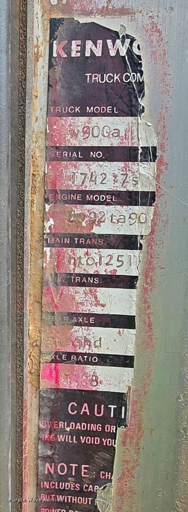 image for item DP3578 1979 Kenworth W900 water truck