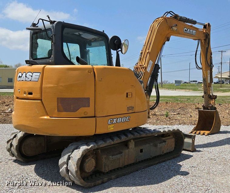 image for item DP6342 2016 Case CX80C mini excavator