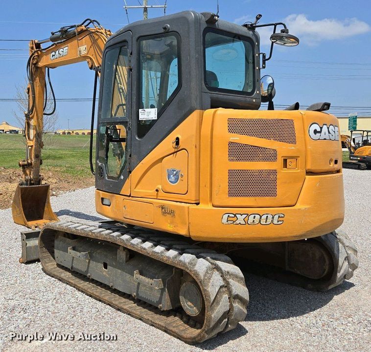 image for item DP6342 2016 Case CX80C mini excavator