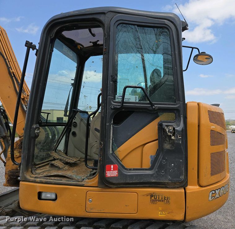 image for item DP6342 2016 Case CX80C mini excavator