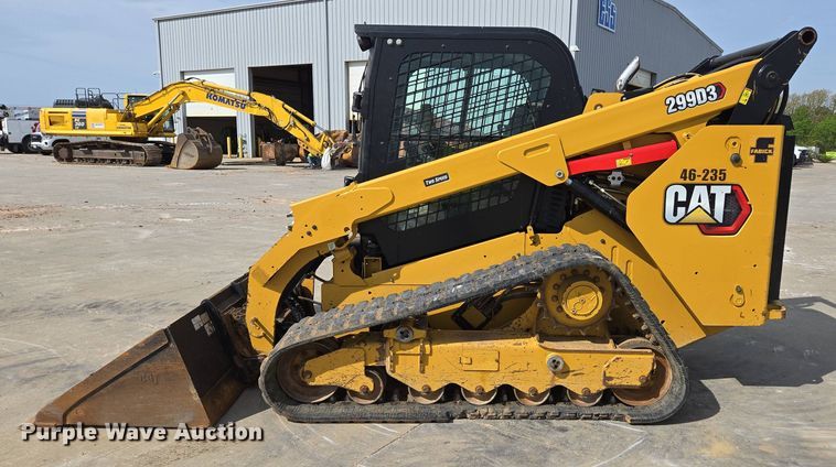 image for item DP6353 2021 Caterpillar 299D3 tracked skid steer loader