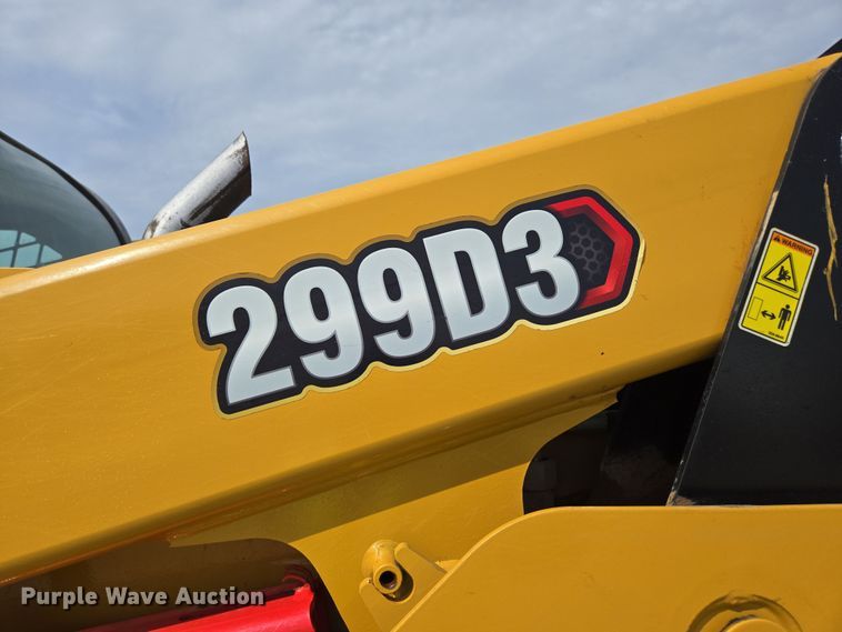 image for item DP6353 2021 Caterpillar 299D3 tracked skid steer loader