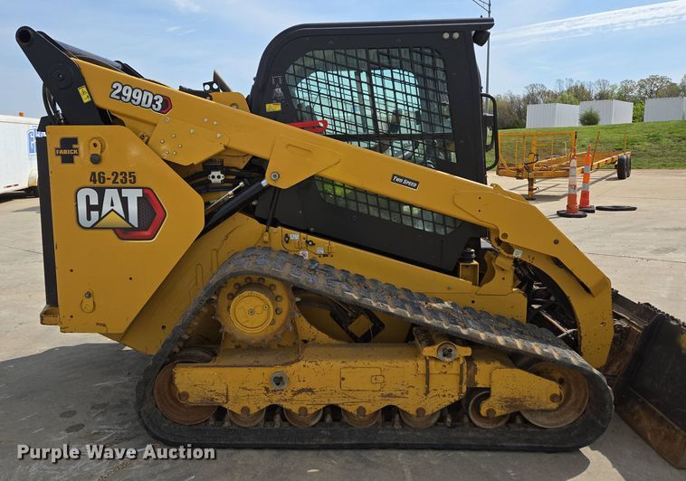 image for item DP6353 2021 Caterpillar 299D3 tracked skid steer loader