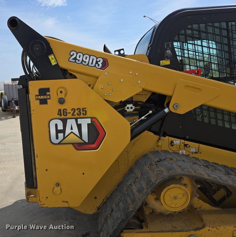 image for item DP6353 2021 Caterpillar 299D3 tracked skid steer loader