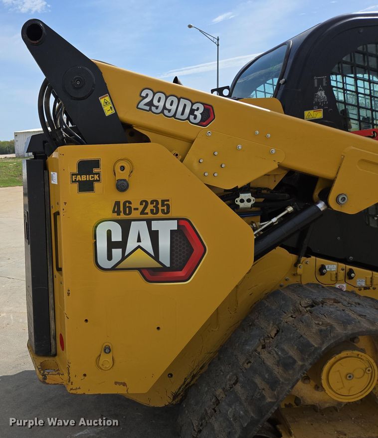 image for item DP6353 2021 Caterpillar 299D3 tracked skid steer loader