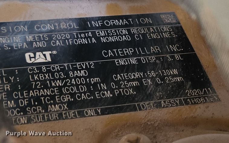 image for item DP6353 2021 Caterpillar 299D3 tracked skid steer loader