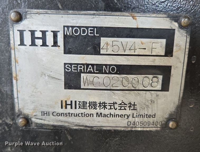 image for item DP6360 IHI 45V4-F mini excavator