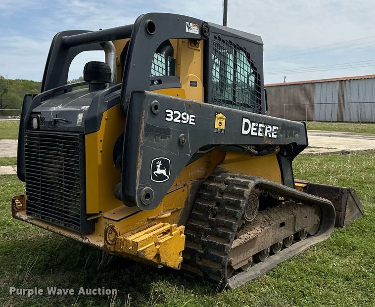 image for item DS3678 2015 John Deere 329E tracked skid steer loader