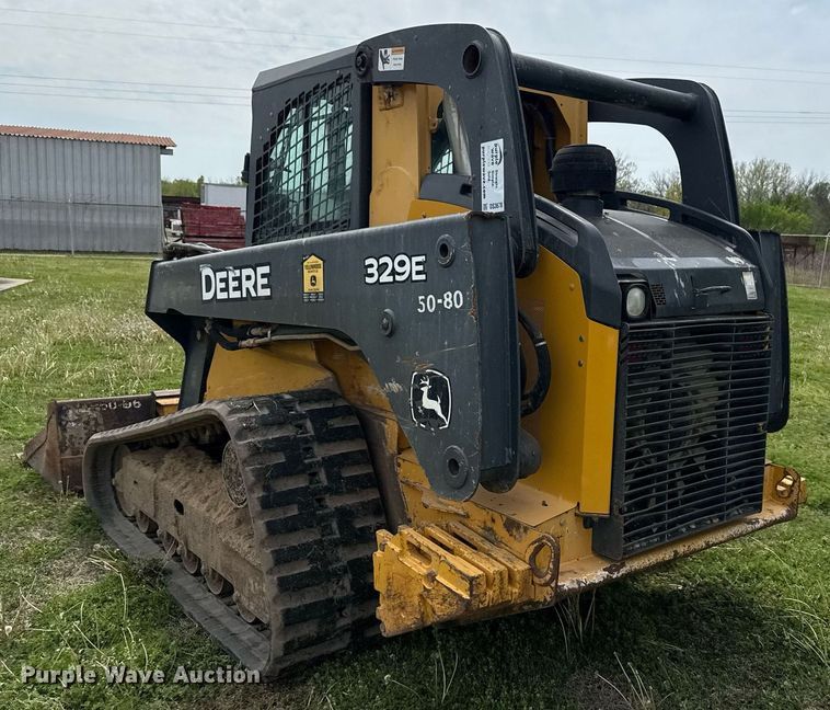 image for item DS3678 2015 John Deere 329E tracked skid steer loader