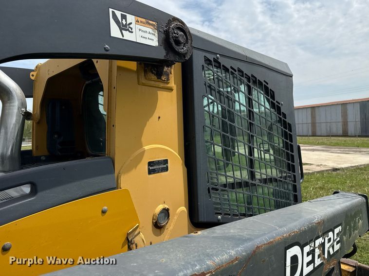 image for item DS3678 2015 John Deere 329E tracked skid steer loader