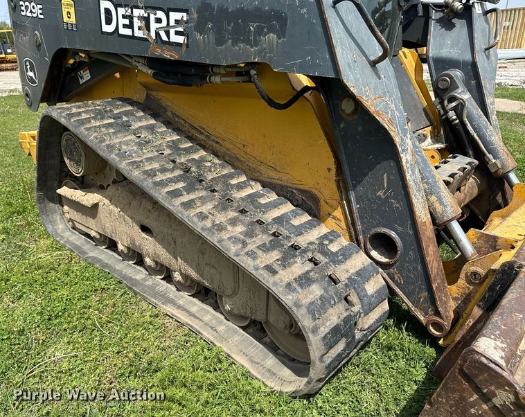image for item DS3678 2015 John Deere 329E tracked skid steer loader