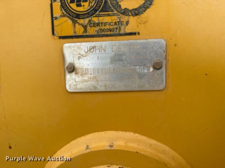 image for item DS3681 John Deere 310SE backhoe