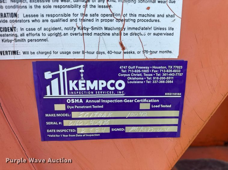 image for item DS3682 2011 JLG 10042 telehandler