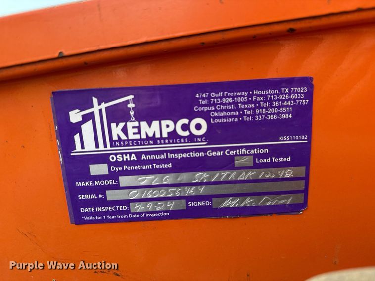 image for item DS3684 2014 JLG 10042 telehandler