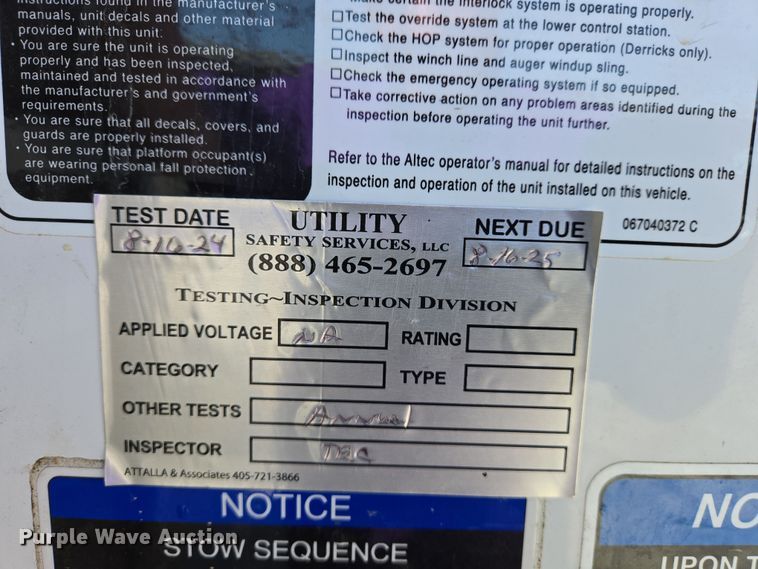 image for item DS5326 2015 Ford F450 Super Duty XL bucket truck