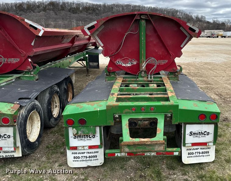 image for item DT0697 2010 SmithCo S3-42-34 side dump trailer