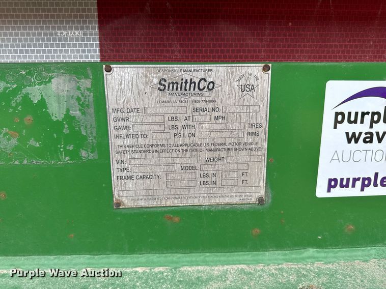 image for item DT0697 2010 SmithCo S3-42-34 side dump trailer