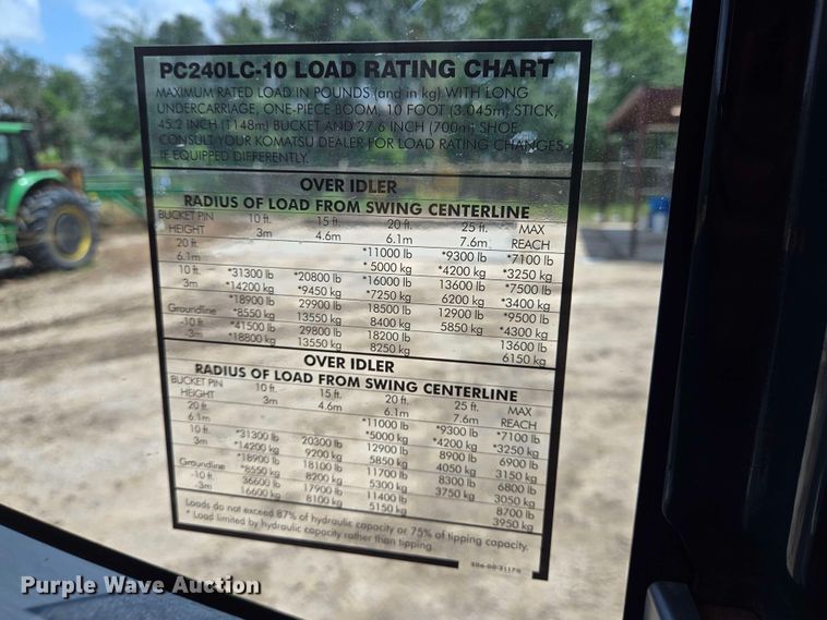 image for item DT4830 2015 Komatsu PC240LC-10 long reach excavator