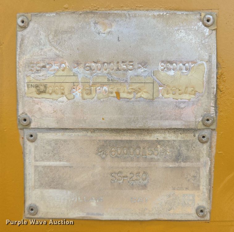 image for item DT4849 1990 Caterpillar SS-250 reclaimer