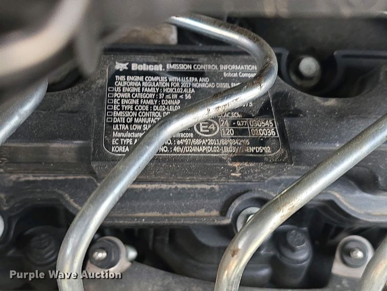 image for item DT6806 2018 Bobcat T650 tracked skid steer loader